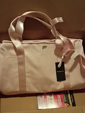 Fabletics Light Pink Tote with Dual Carry Straps
